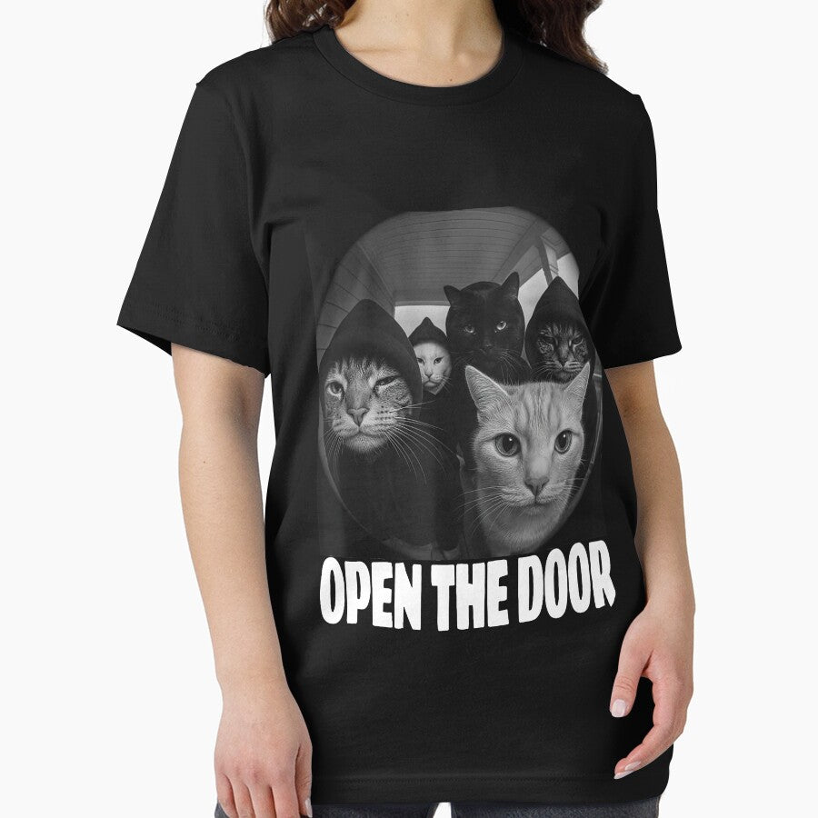 Open The Door Meme Funny Cats Gang Cat Lovers by RDGNR