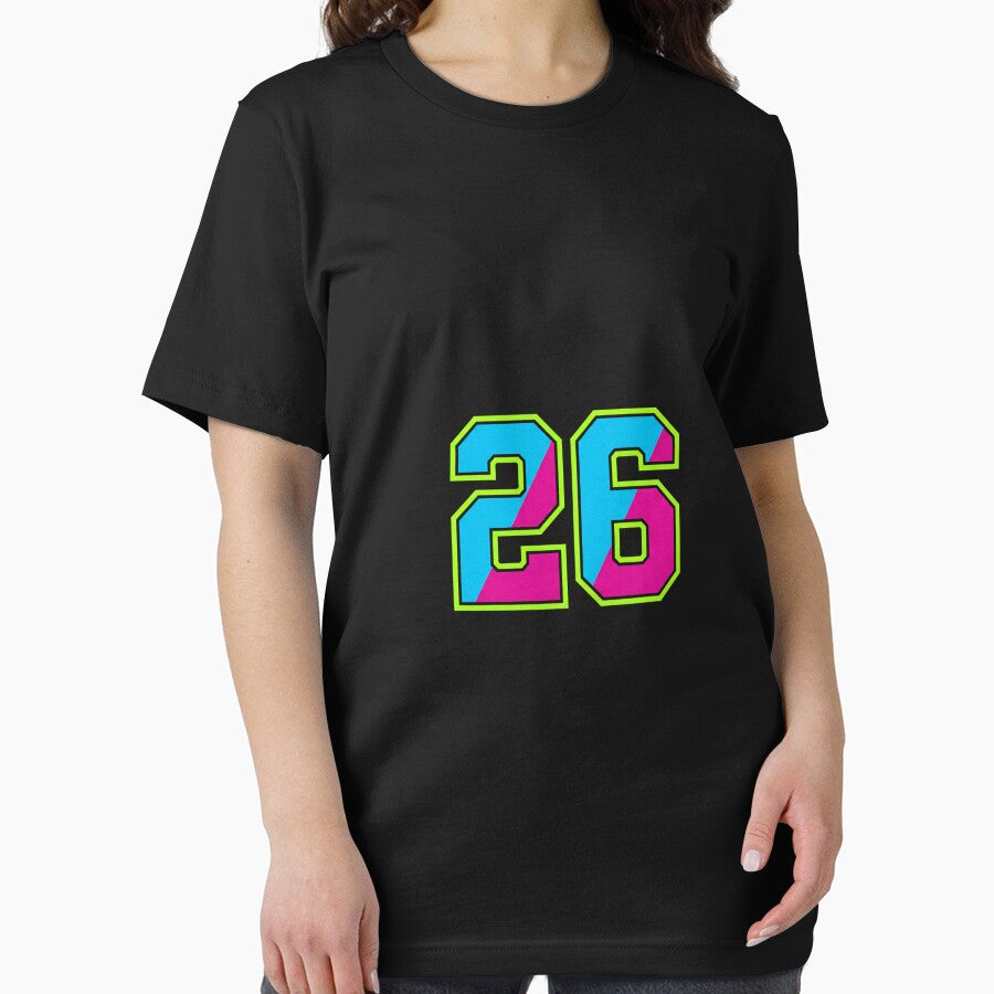 Bold Athletic Number 26 Sports Jersey Style Tee by Merchifyme2000