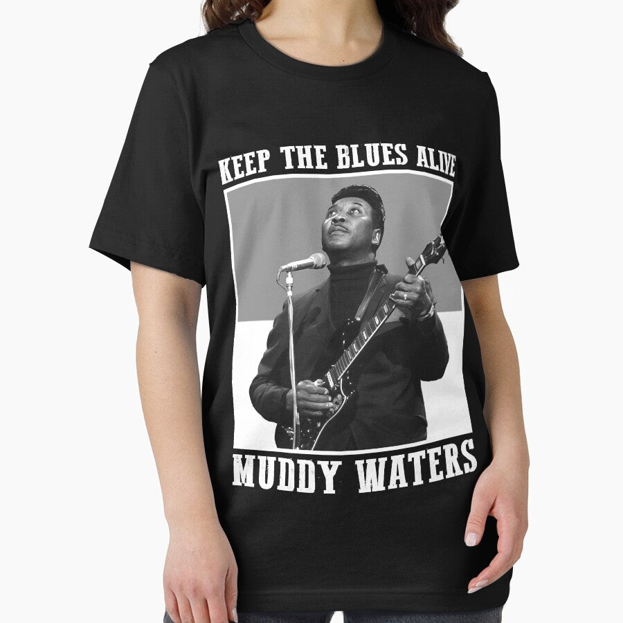 Retro Keep The Blues Alive Muddy shirt Waters by srobin556