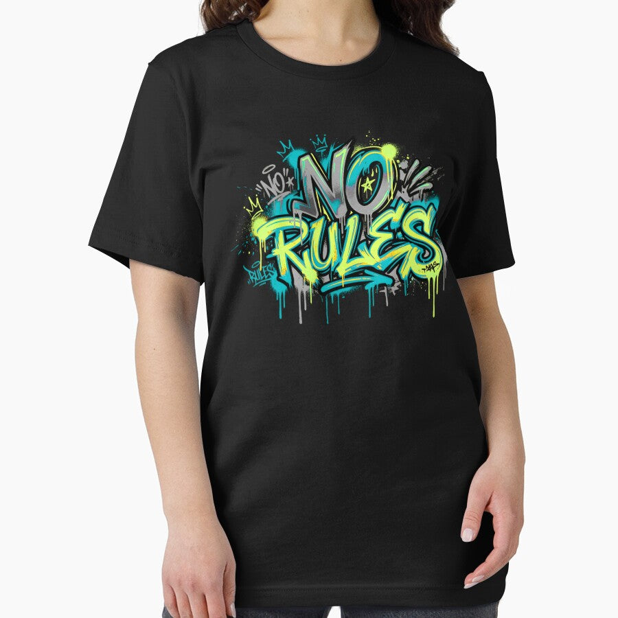 No Rules - Hip Hop Graffiti Style Art by typoinspired