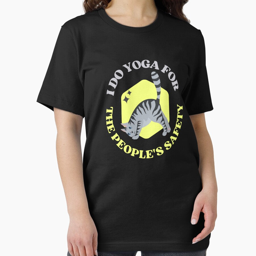 I do yoga for the people's safety yoga cat by reka88