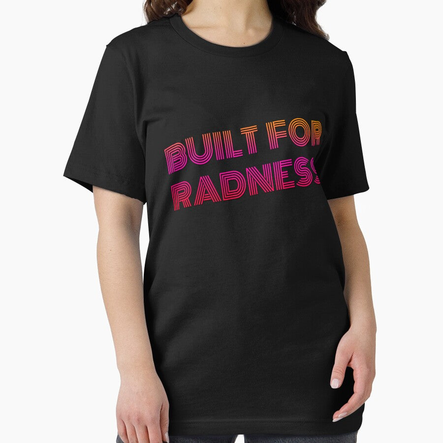 Built For Radness Retro Neon Sticker by Studioeightysix