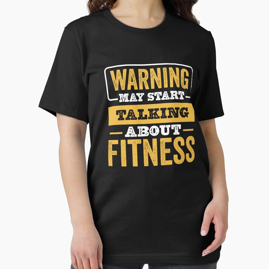 Warning May Start Talking About Fitness,Funny Fitness lovers Birthday Christmas Gift by xlnv