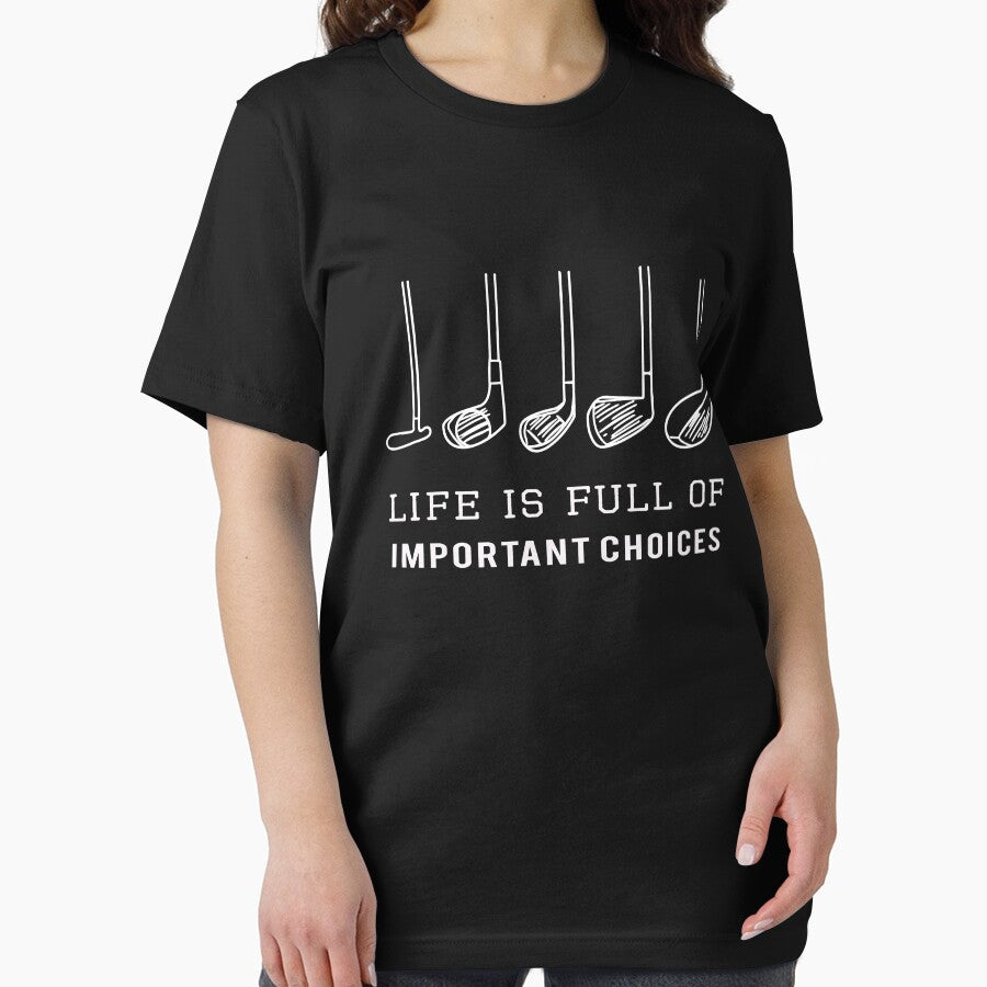 Funny Life is Full of Important Choices Golf Gift for Golfers by LGamble12345