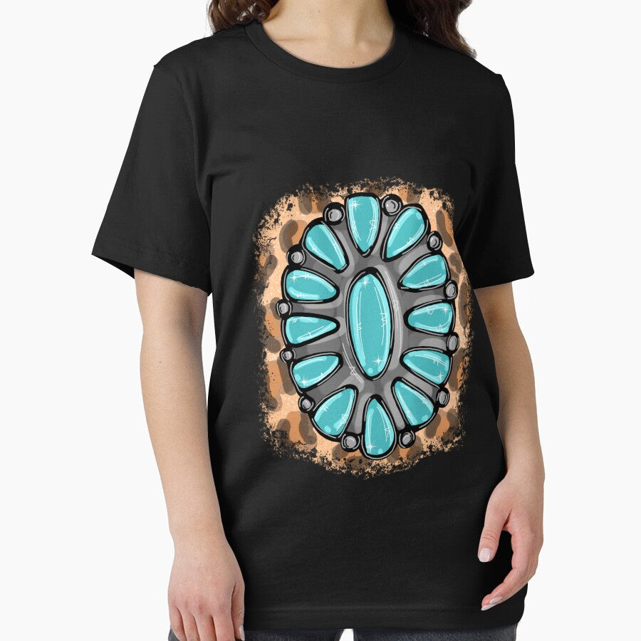 Turquoise Leopard by mbstickerco20