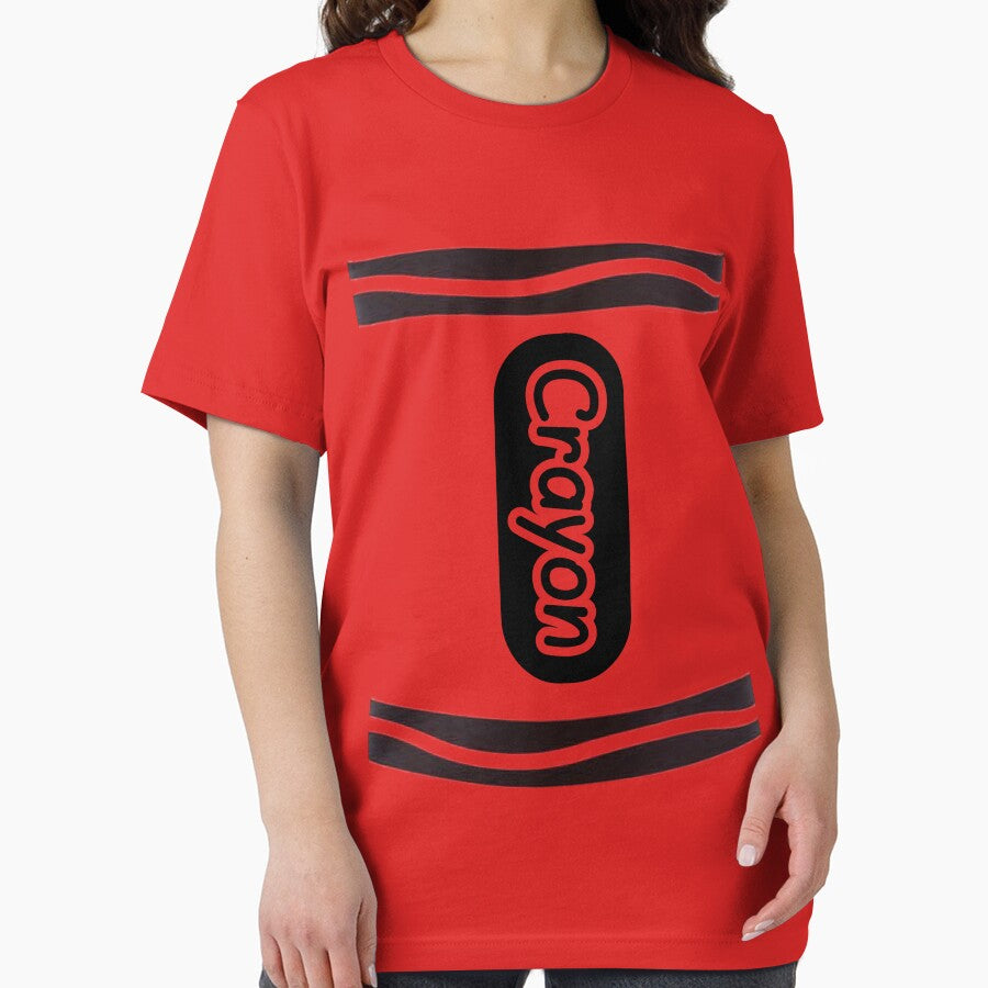 Pick Any Color - Crayon Box Halloween Costume Couple & Group T-Shirt by TrendyRBTrinks