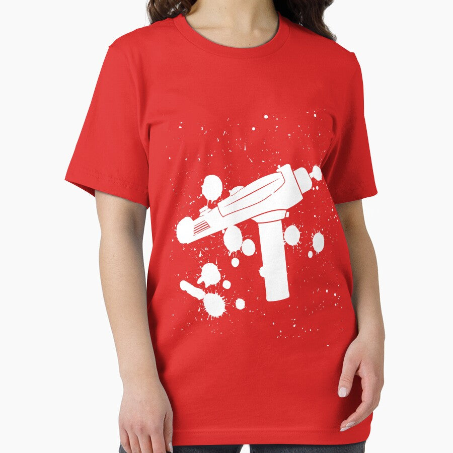 Phaser Paint Splatter (Black and White) by innergeekdesign