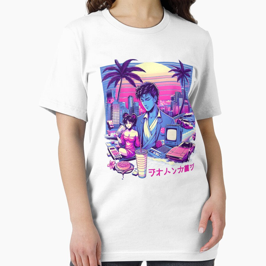Vaporwave Anime Art by 54mu