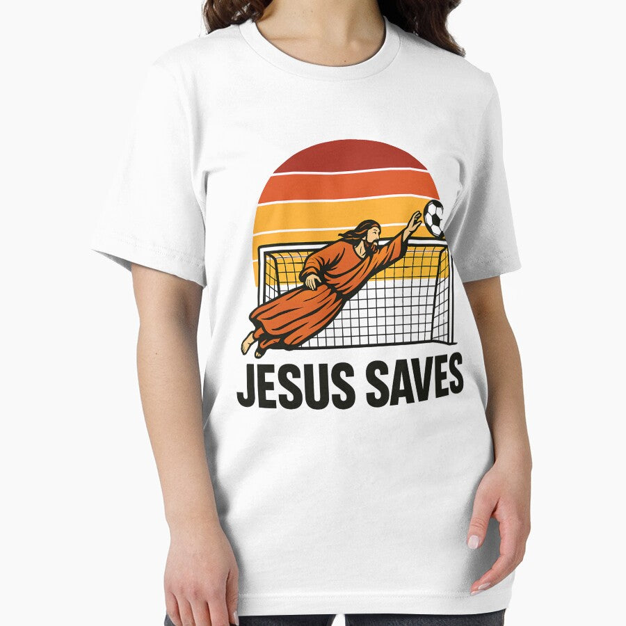 Jesus Saves Soccer - Funny Christian Goalie by ZBIFBOUETLA