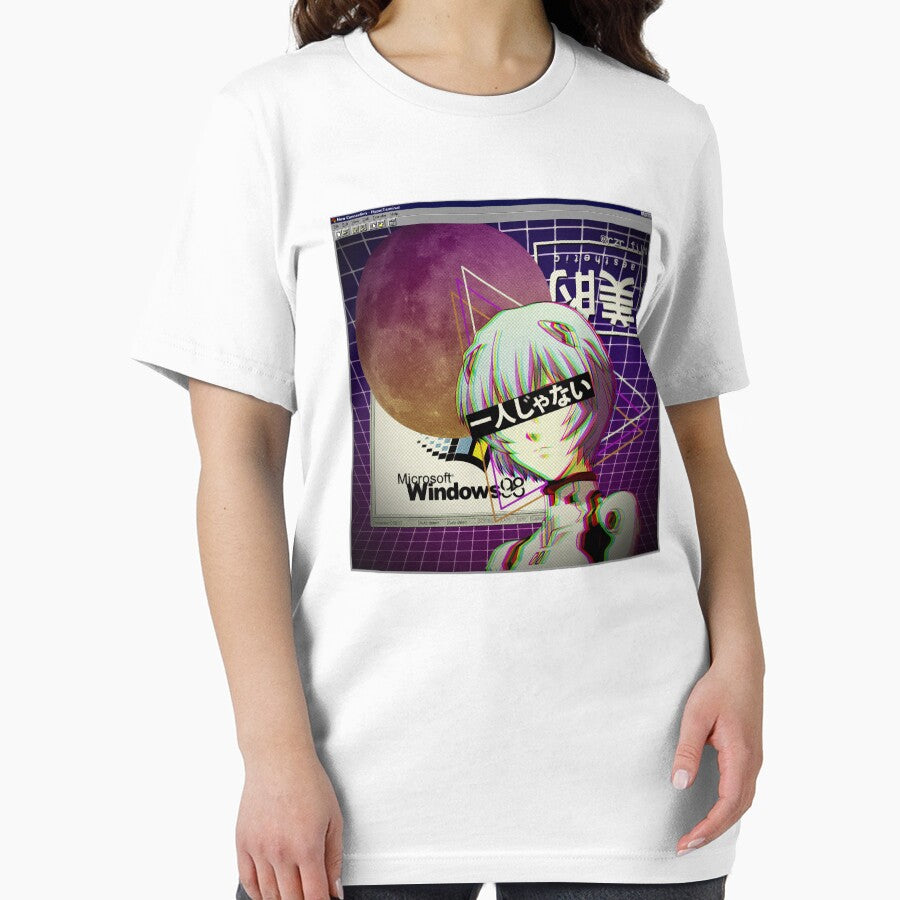 vaporwave Rei Evangelion Aesthetic by Brendan Raysor