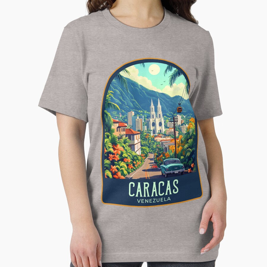 Caracas Vintage Travel Illustration by HomeLivingCo