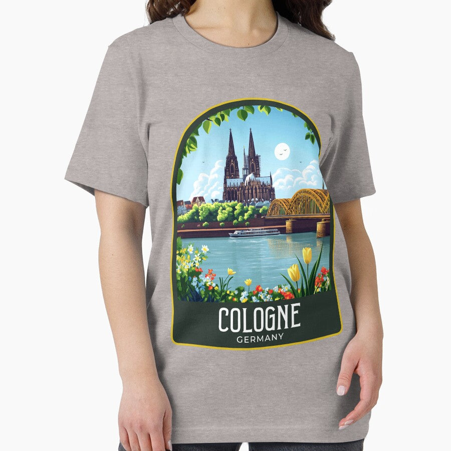 Cologne Vintage Travel Illustration by HomeLivingCo