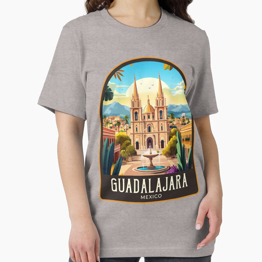 Guadalajara Vintage Travel Illustration by HomeLivingCo