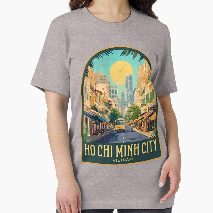 Ho Chi Minh City Vintage Travel Illustration by HomeLivingCo