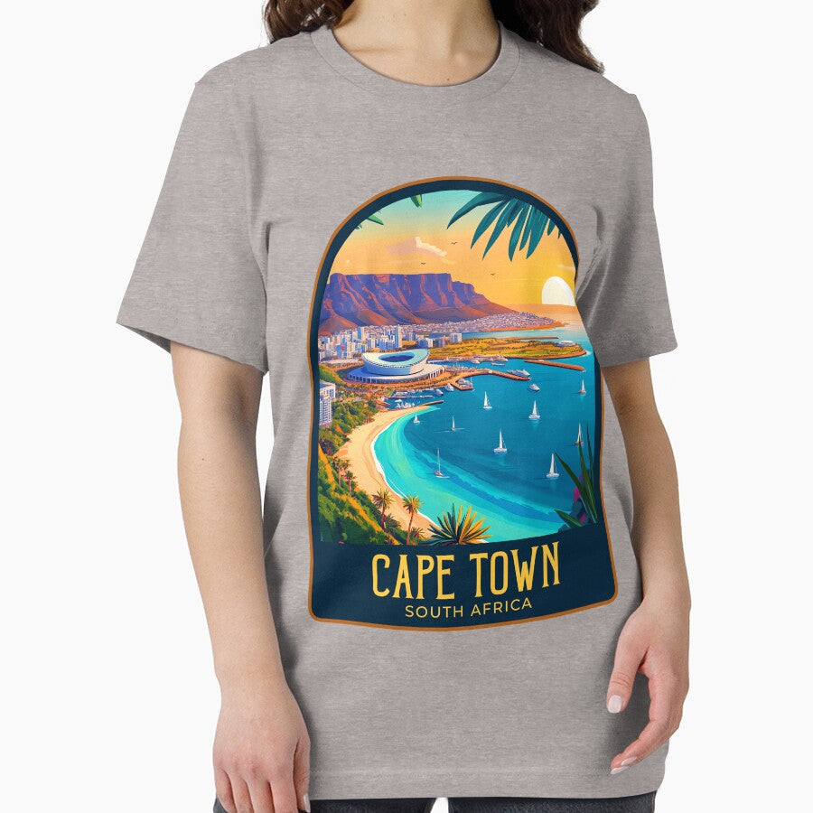 Cape Town Vintage Travel Illustration by HomeLivingCo