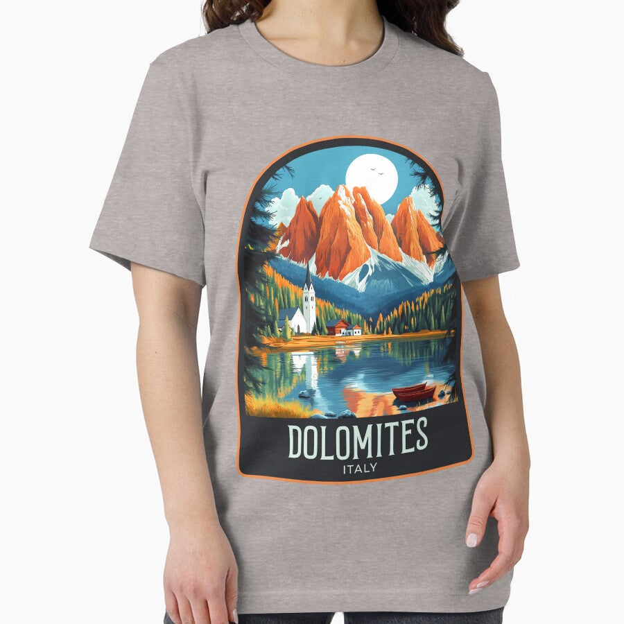 Dolomites Vintage Travel Illustration by HomeLivingCo