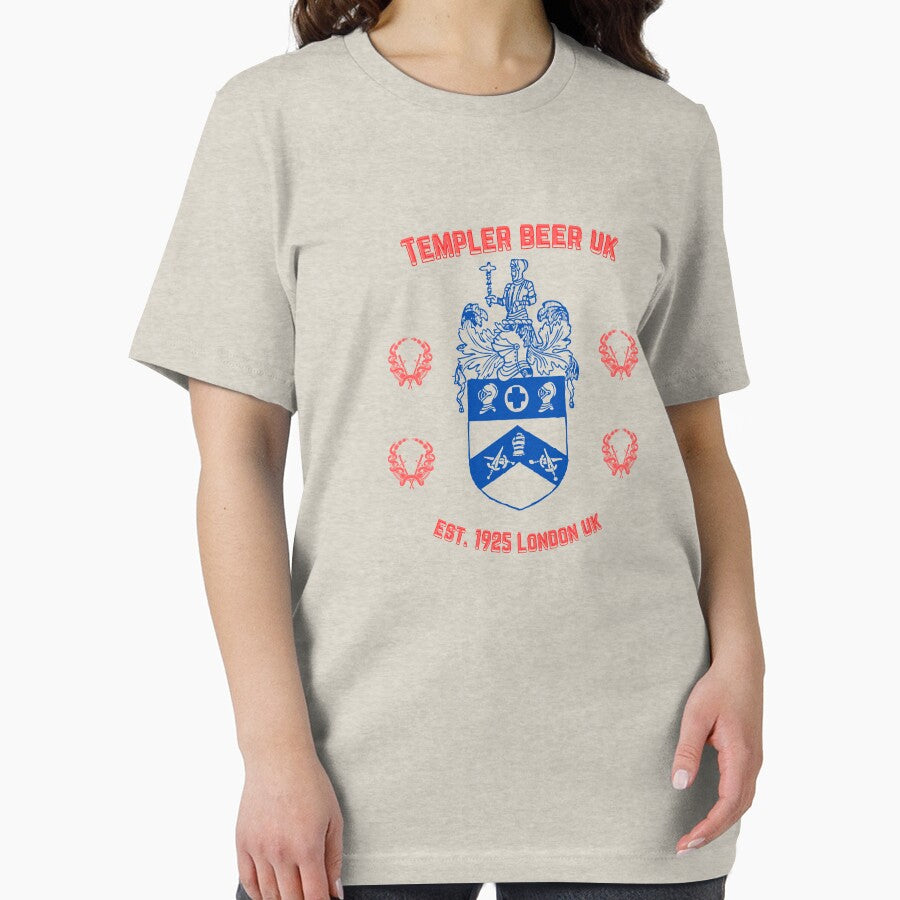Knights Templer Beer London UK 1925 Est. Crest Coate of Arms 1966 Version - 11 by Henk GoGo T-Shirts ⭐️⭐️⭐️⭐️⭐️