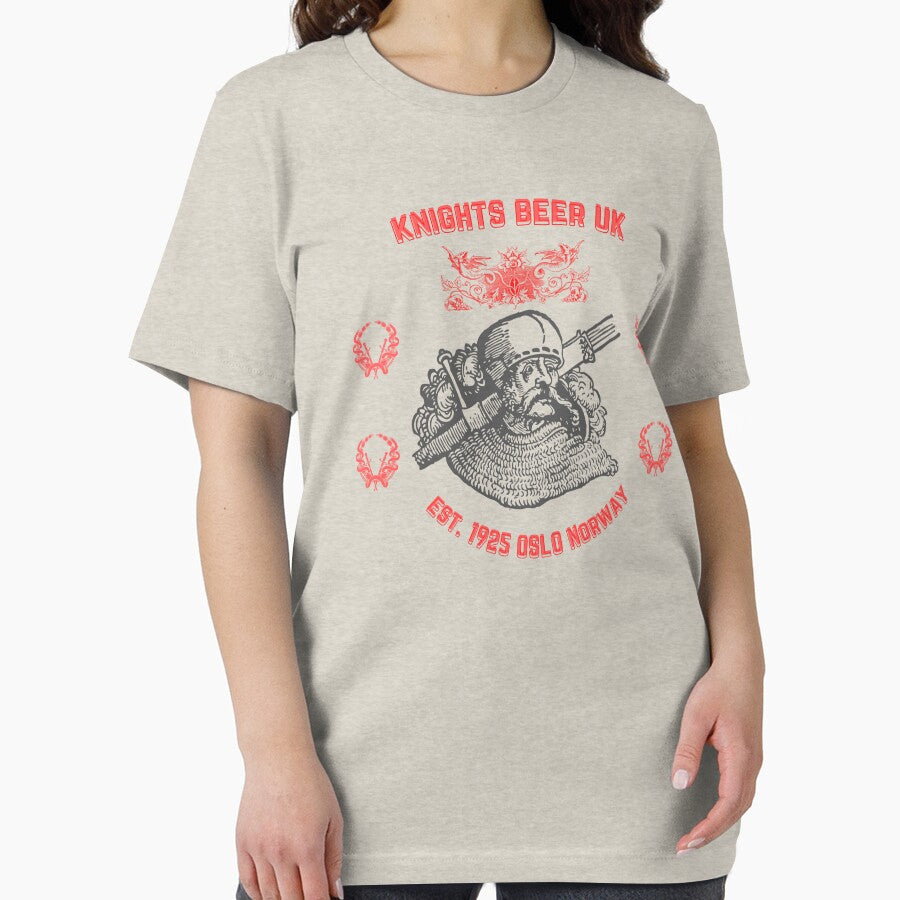 Knights Beer UK Oslo1925 Est. Nordic Knight - 04 by Henk GoGo T-Shirts ⭐️⭐️⭐️⭐️⭐️