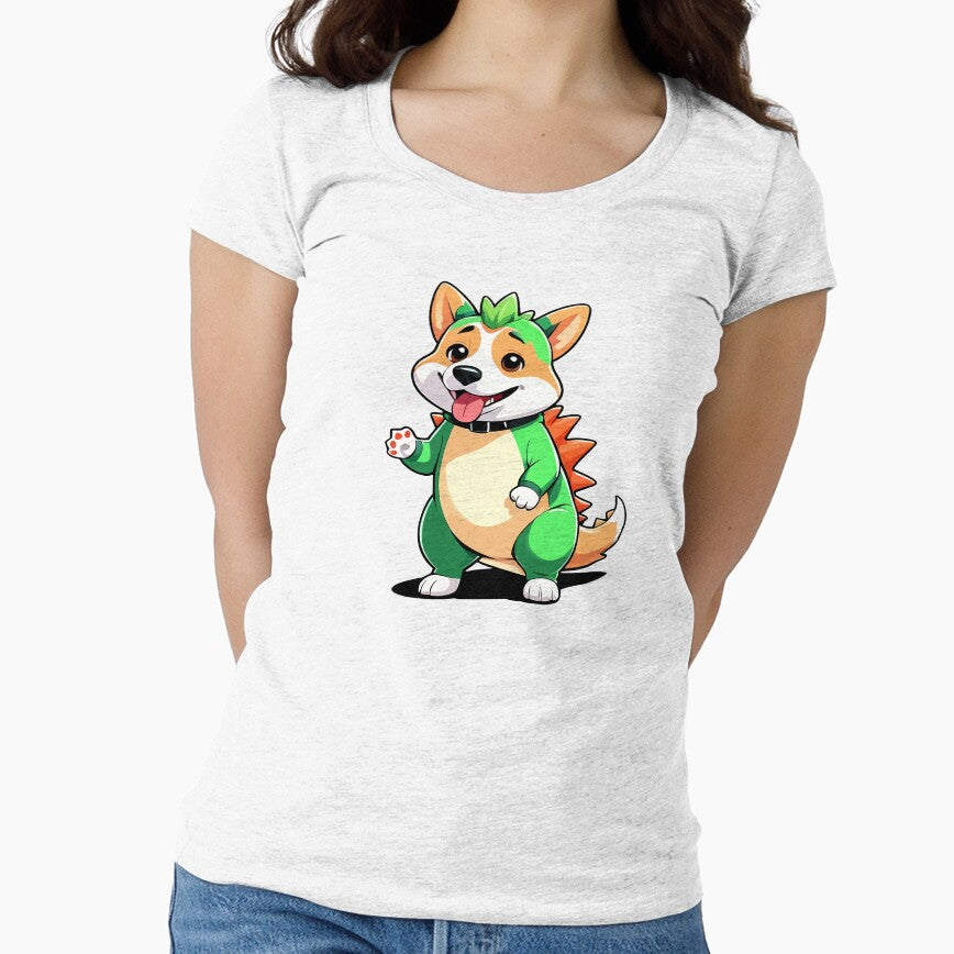 Cute Corgi Dinosaur by DogGarden