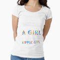 Awesome Never Underestimate Hippie Girl Peace Love Mothers Day by tuanitus
