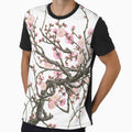 JAPANESE APRICOT FLOWER TREE IN SPRING by BulganLumini