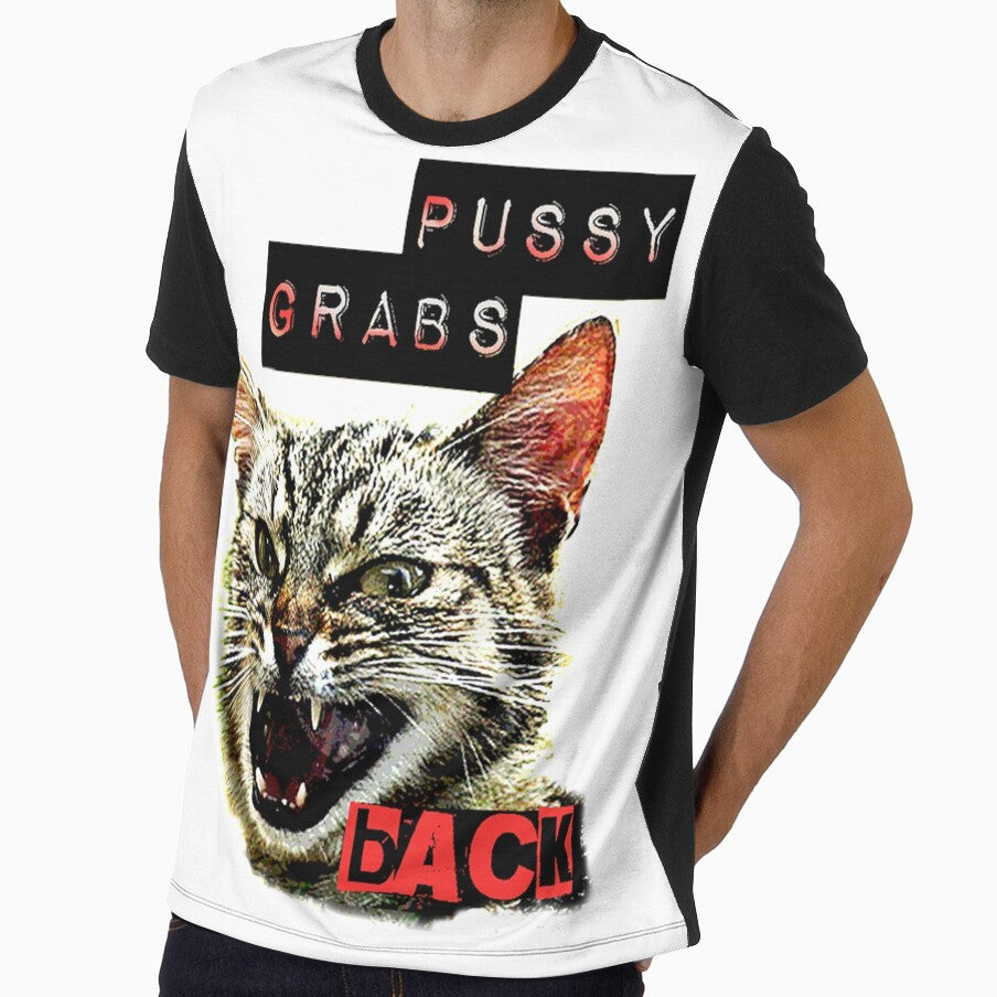 Pussy Grabs Back (white background) by Thelittlelord