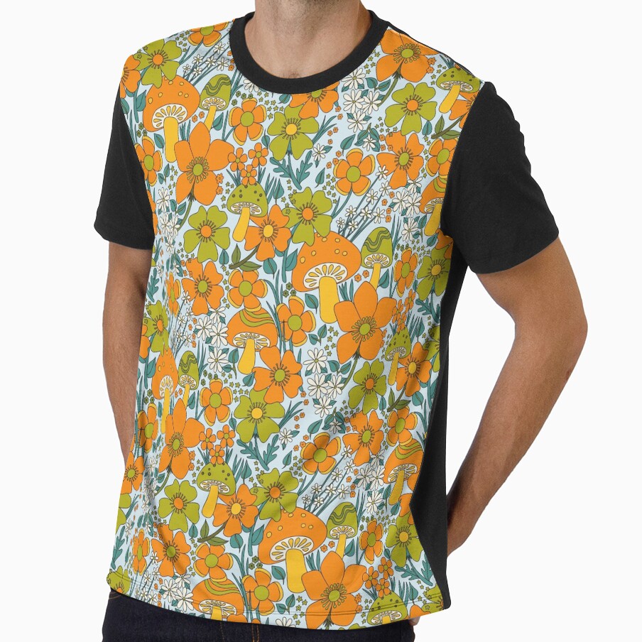 Mushroom Meadow Pattern by ChelseaZo