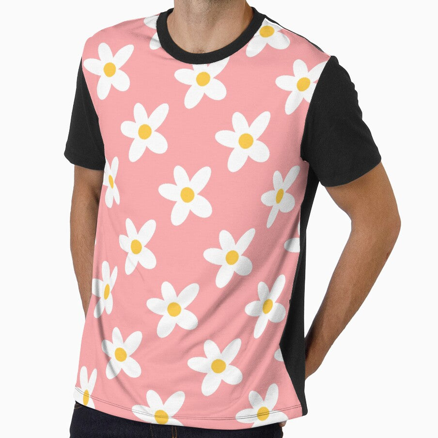 Cute and Simple Flower (Salmon Background) by KharaFox Design