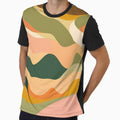 Funky 70s Retro Waves – Groovy Abstract Pattern Print by My Dream Nook
