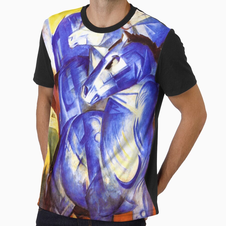 Franz Marc - The Tower of blue Horses by ArtExpression