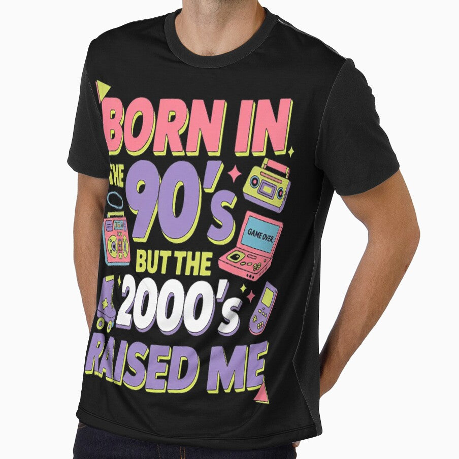 Born In The 90's But The 2000's Raised Me 90s by CottonCandyPrin