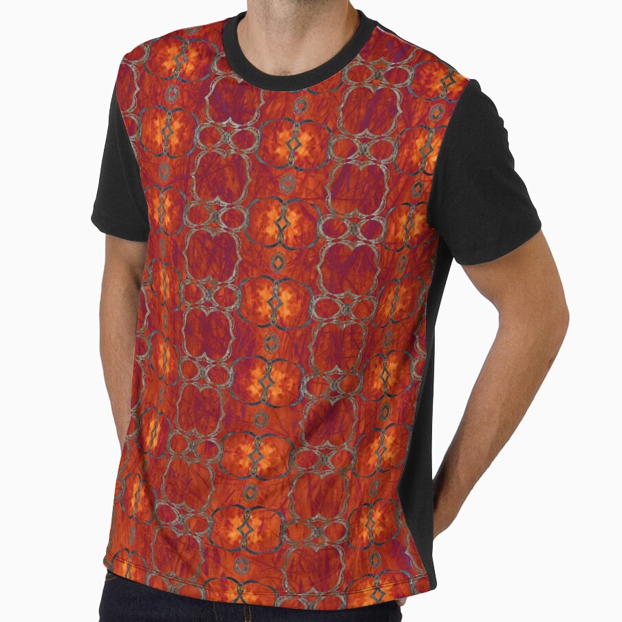 African Horn Stripe Bold Colors by SandAndChi