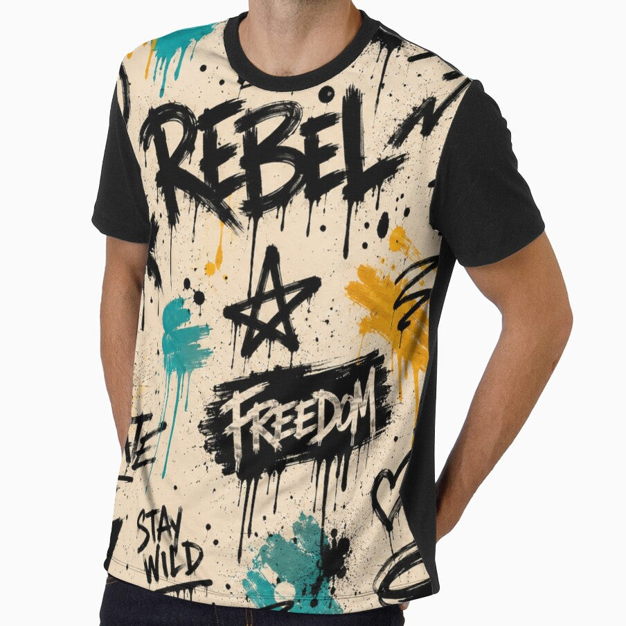 Rebellion street art chaos by Prasakro