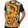Retro 70s Floral Pattern | Groovy Vintage Flowers by Good Vibes