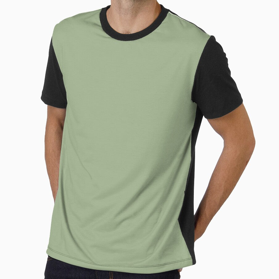 A muted sage green with a nostalgic 70s style. by Piotrek0001