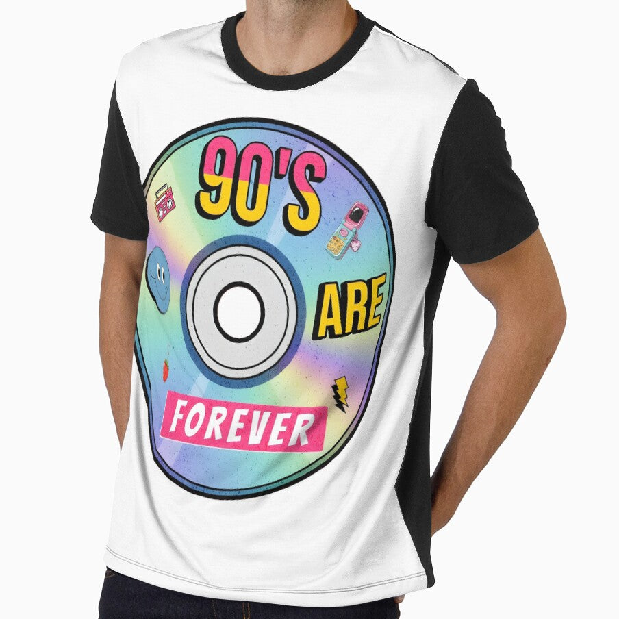 90s Are Forever CD – Y2K Retro Nostalgia Gaming & Cartoon Aesthetic by 90sForever