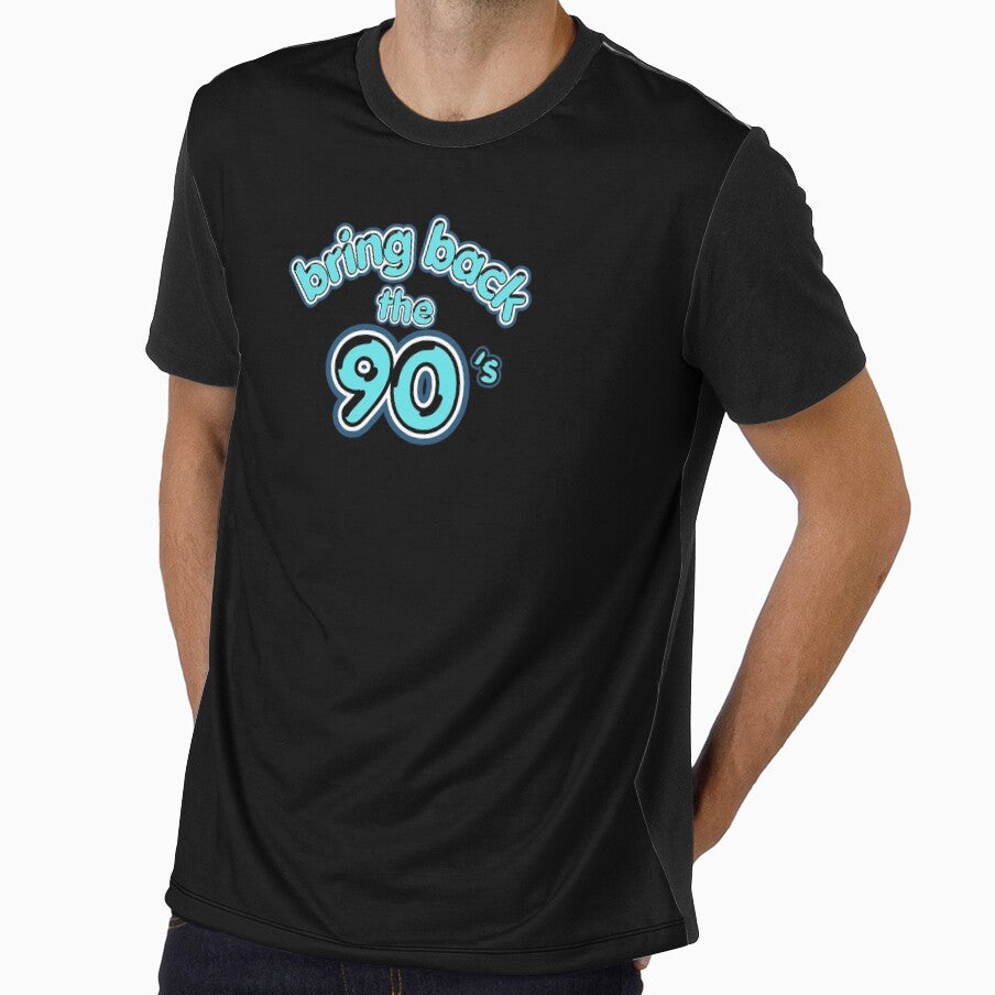 Bring Back The 90s Retro Bubble Text Design by Snedsdigital