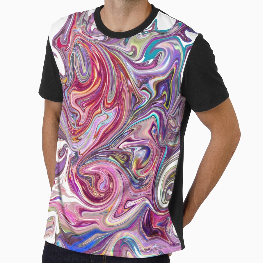 abstract color combination crystal color  dress, color combination by Cici-Chan