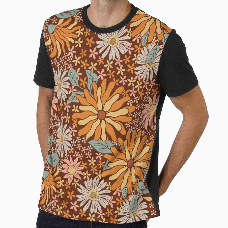 Groovy flowers pattern by AnyMar2023