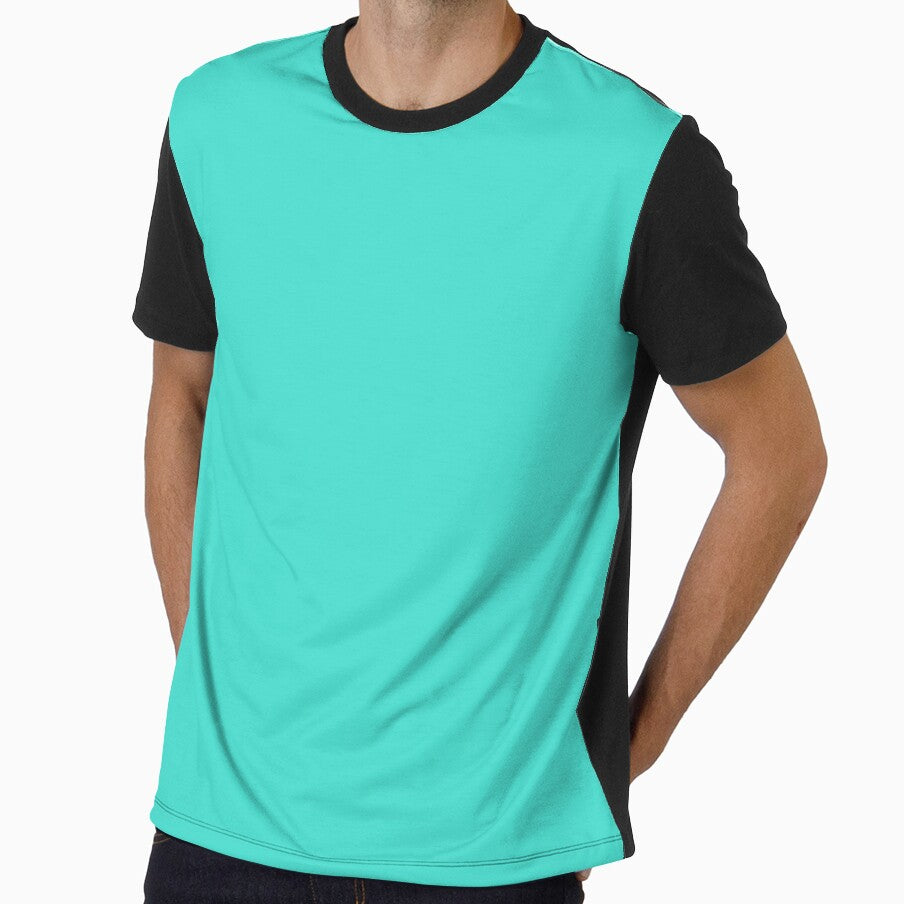 A vibrant turquoise color with a groovy 70s vibe. by Piotrek0001