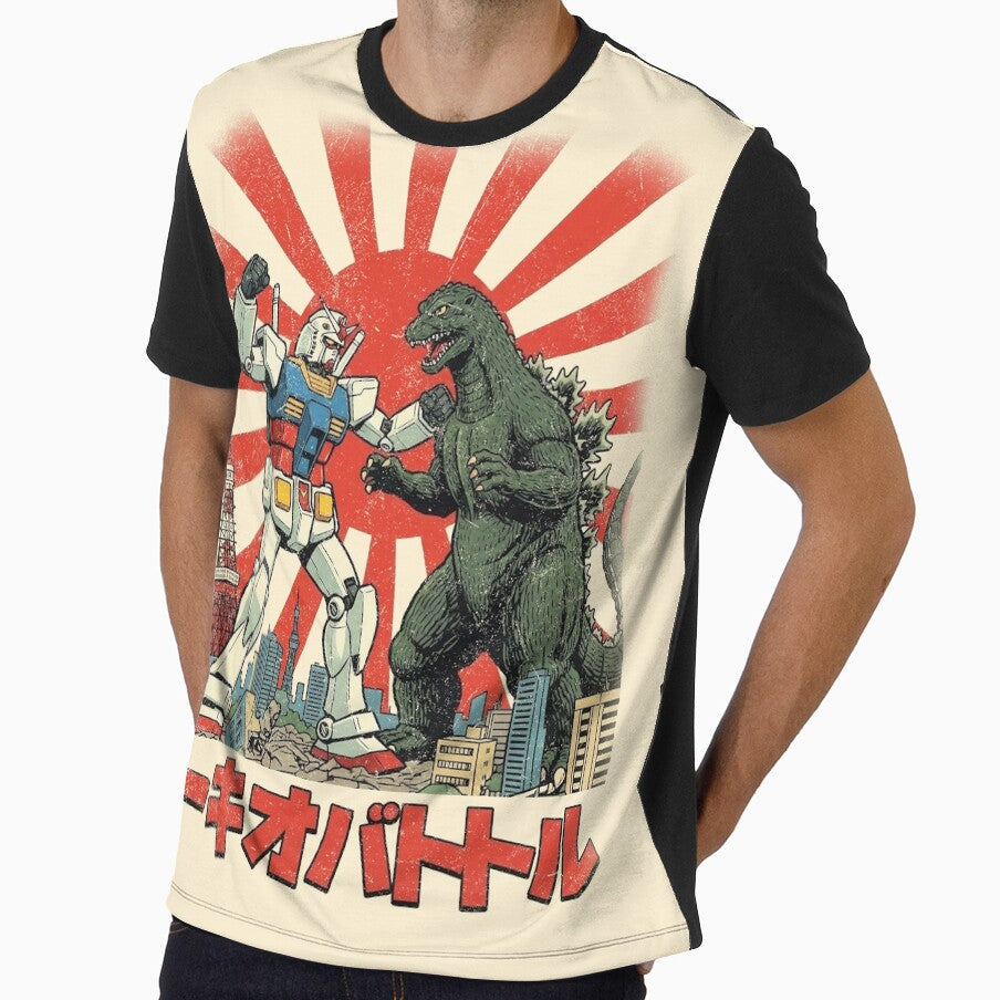 Gundam vs Godzilla by LgndryPhoenix