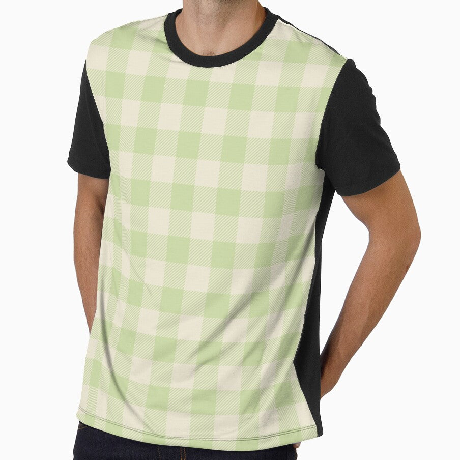 Mint Green Gingham Pattern by The Innocent Ghost Project