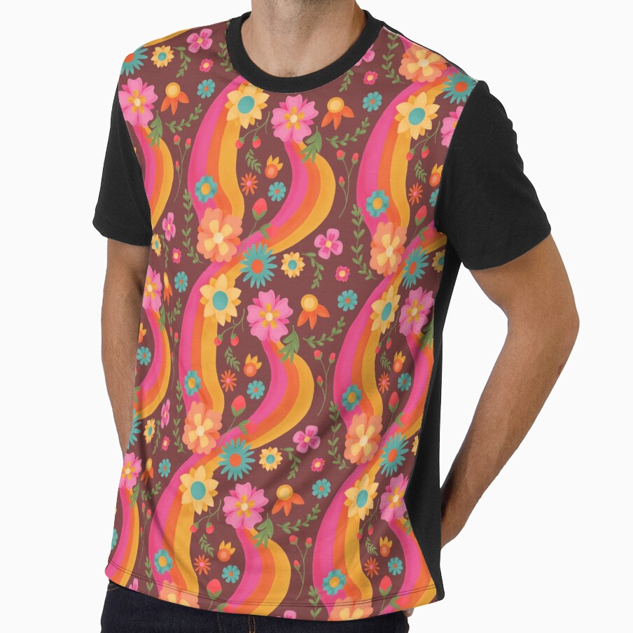 Retro Flower Power by gingerprintsco