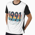 Vintage 1991 California Retro Sunset Vibes by ElkasDesign