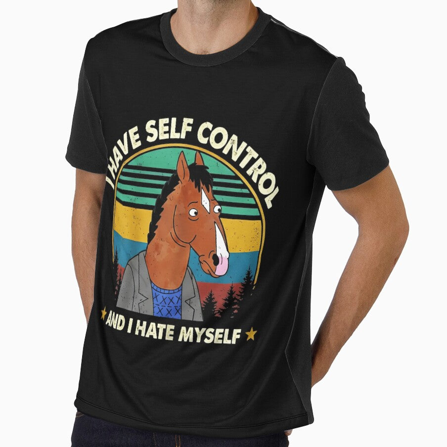 BoJack Horseman Self Control Quote Vintage by Virginalstonn