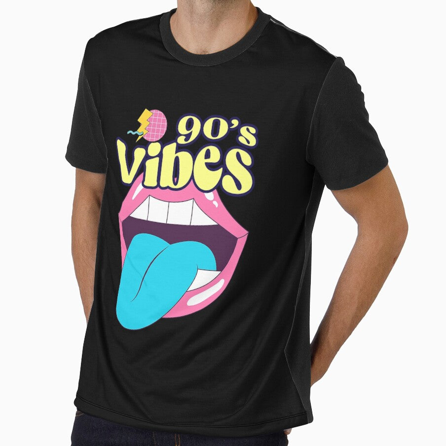 Retro 90S Vibes Joyful Tshirt by careensylena12