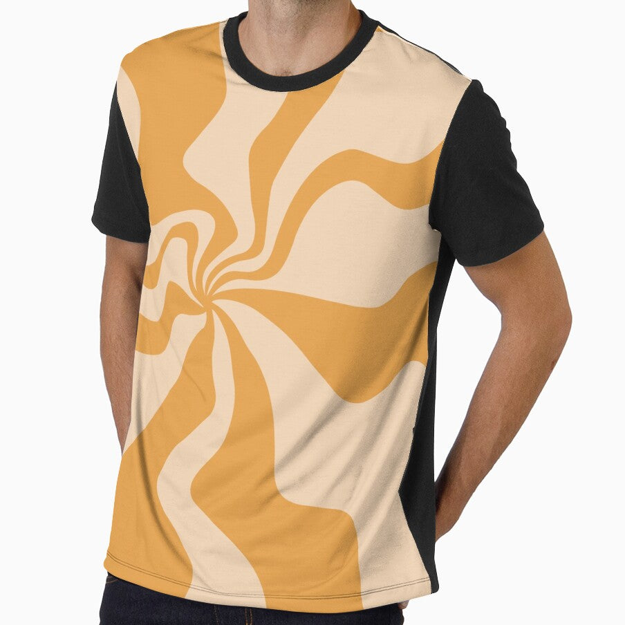 sunburst Pattern nostalgia psychedelic 70s by retrippy