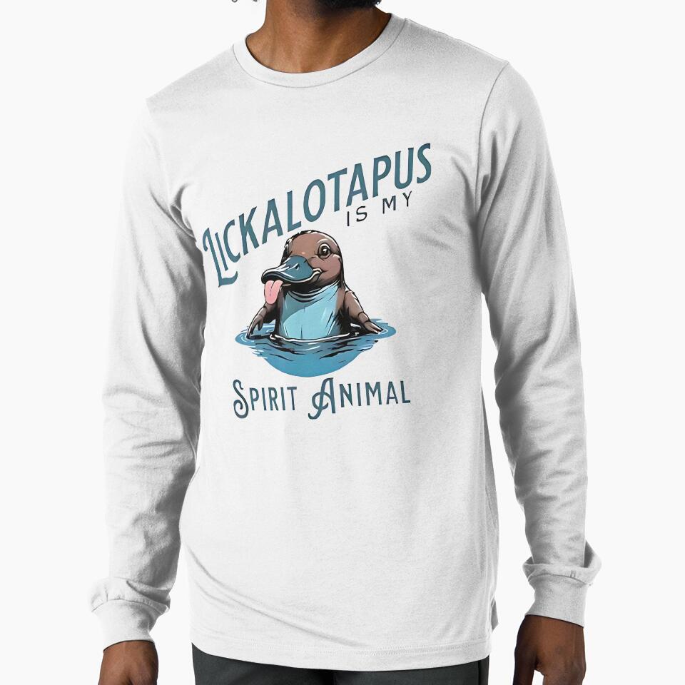 Lickalotapus Is My Spirit Animal Meme Funny Lickalotapus by pugshowsfashion
