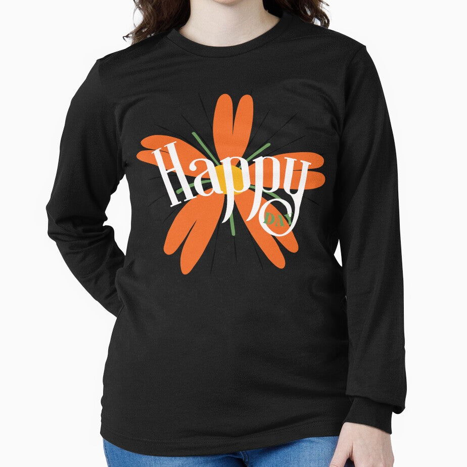 Happy Day Orange Groovy Flower for retro lovers, and cool and happy people by tranquilbeach