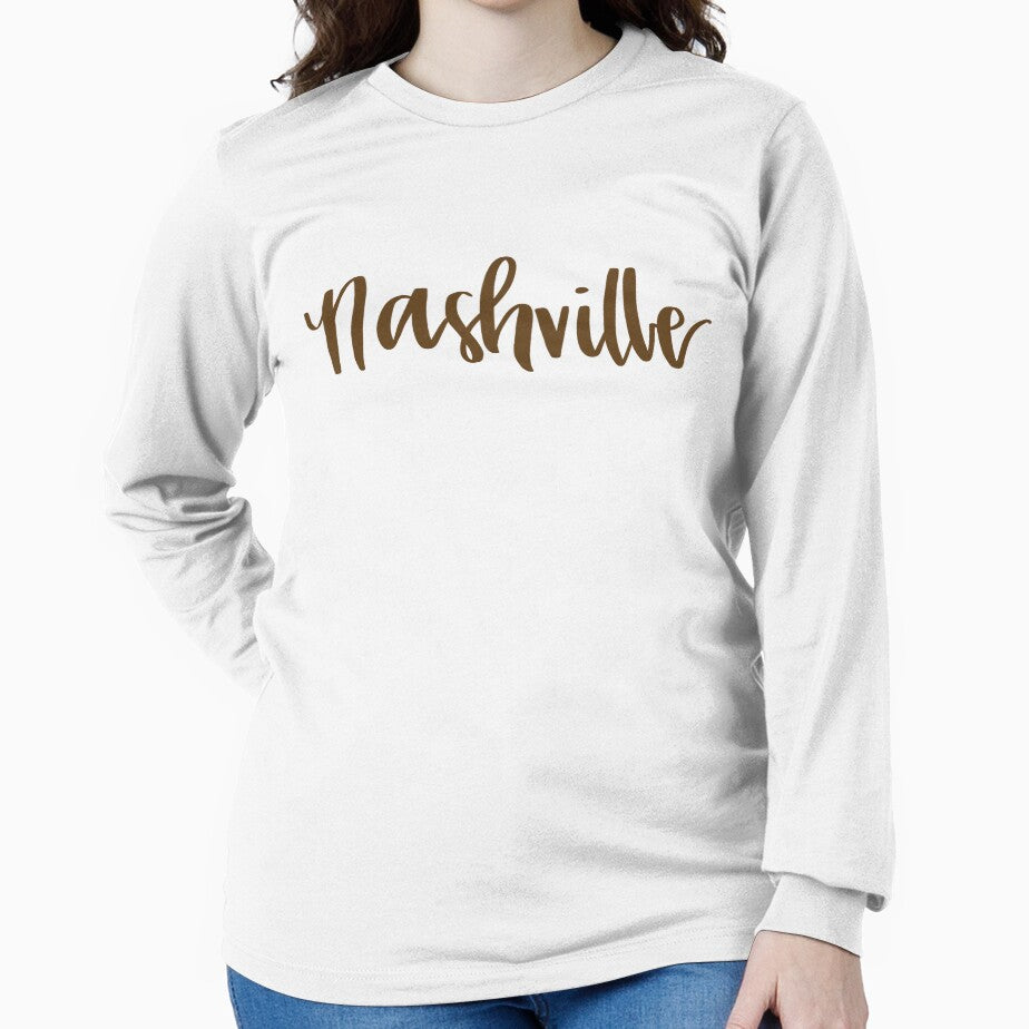 Nashville - brown by mbstickerco20